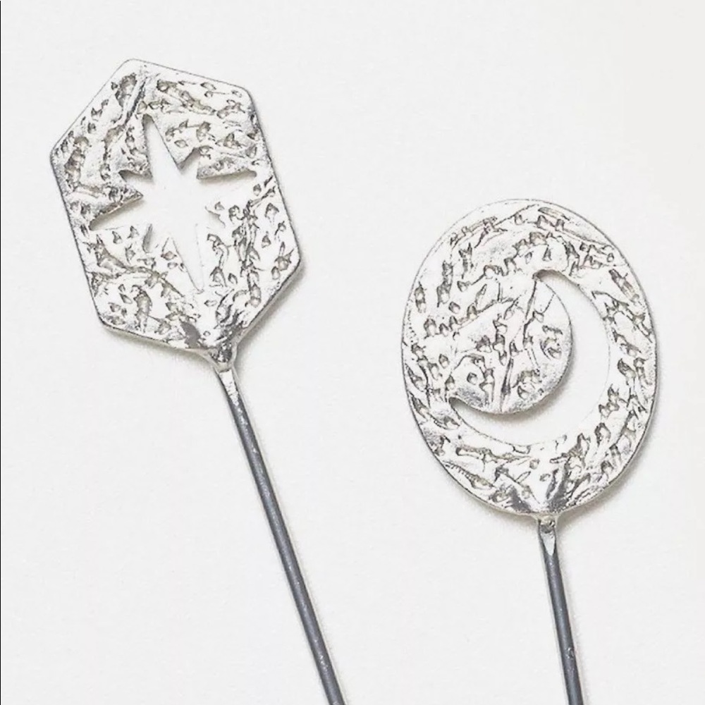 Free People Drink Party Stirrers Set Moon Star